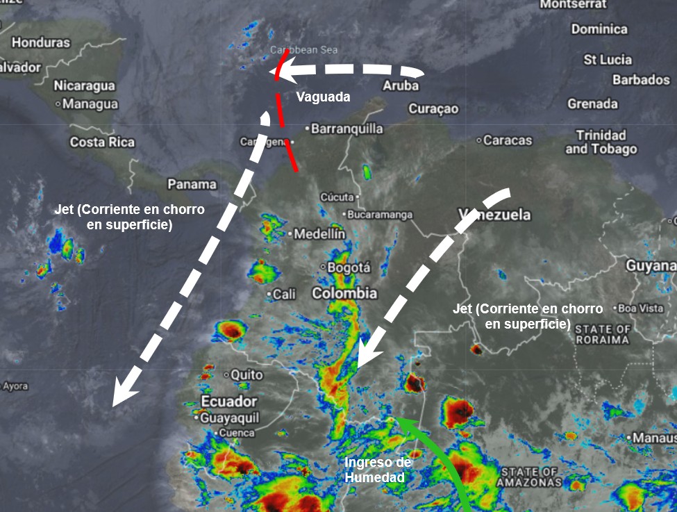 Pronóstico meteorológico Colombia para el 04 de febrero de 2026