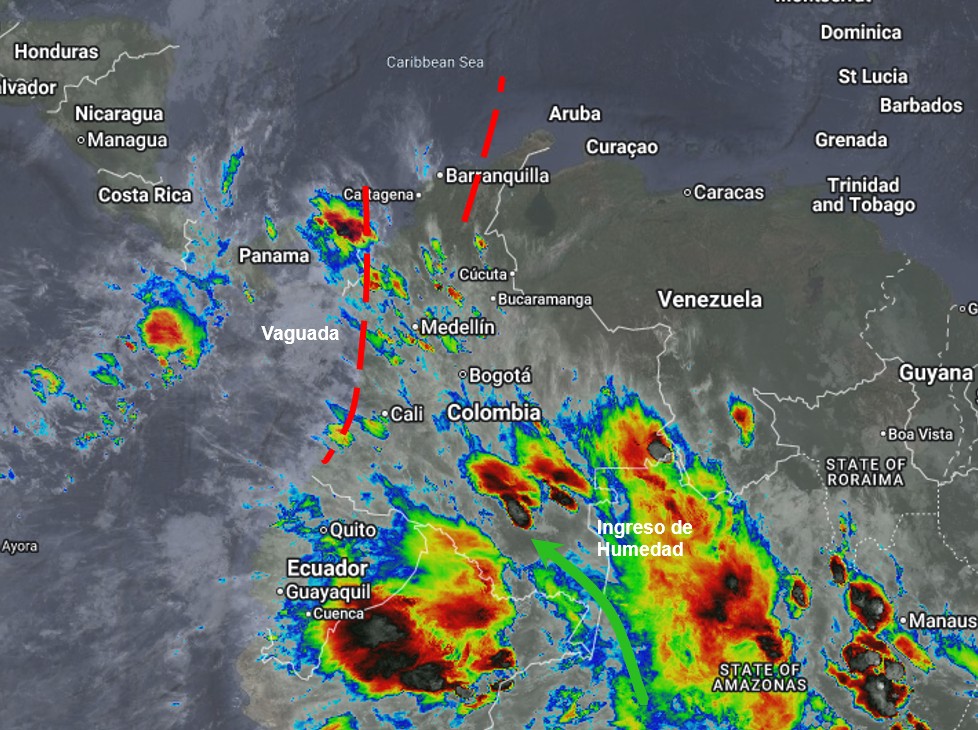 Pronóstico meteorológico Colombia para el 06 de febrero de 2026
